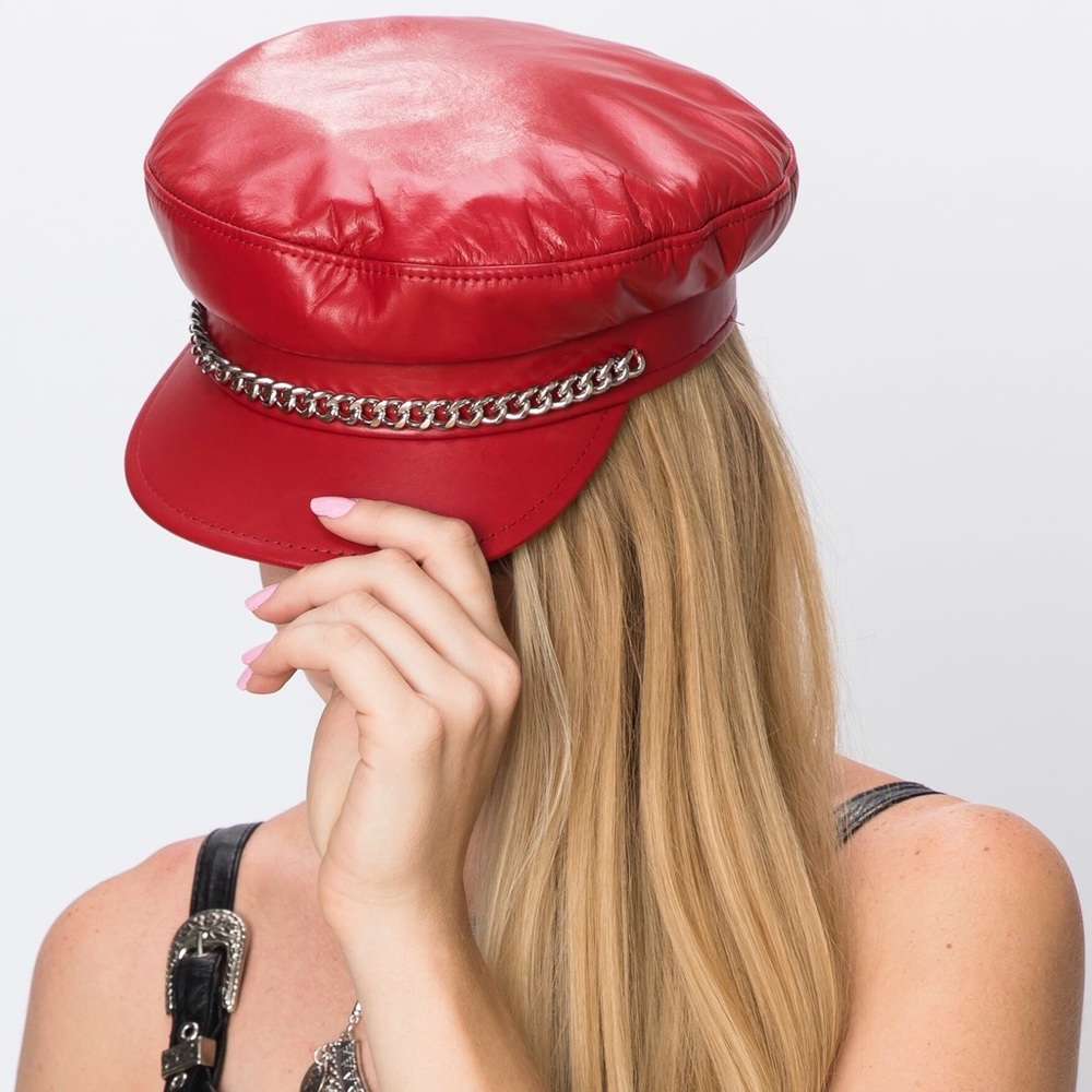 Genuine Leather Cowhide Hat